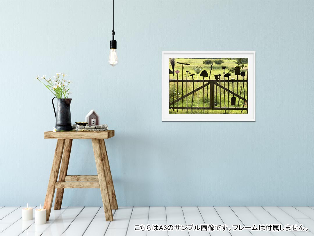 ポステッカー ポスター ウォールステッカー シール式ステッカー 飾り 1030mm×1456mm B0 写真 フォト 壁 インテリア おしゃれ  剥がせる wall sticker poster 025913 ガーデン 庭 道具 超目玉
