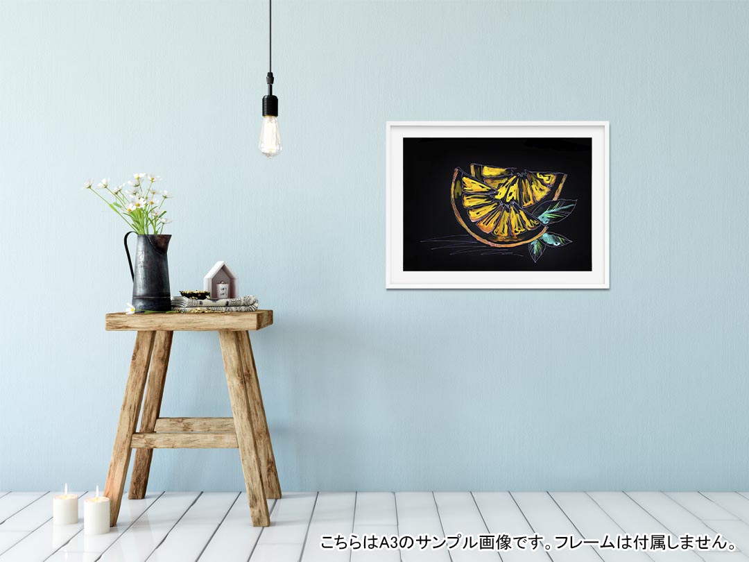 ポスター ウォールステッカー シール式ステッカー 飾り 728 1030mm B1 写真 フォト 壁 インテリア おしゃれ 剥がせる Wall Sticker Poster レモン オレンジ 柑橘 フルーツ 果物 全品送料無料