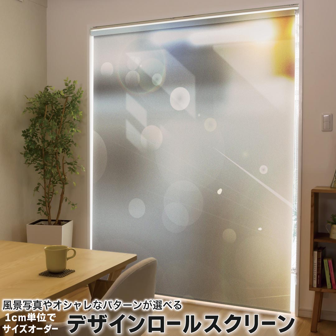 1cm単位サイズオーダー ロールスクリーン ロールカーテン オーダーメイド タチカワ 日本製 間仕切り カーテン 採光 非遮光 目隠し UVカット カーテンレール チェーン式 プル式 002165 クール シンプル　ブラウン