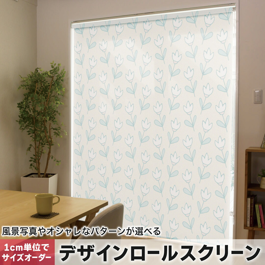 1cm単位サイズオーダー ロールスクリーン ロールカーテン オーダーメイド タチカワ 日本製 間仕切り カーテン 採光 非遮光 目隠し UVカット カーテンレール チェーン式 プル式 050227