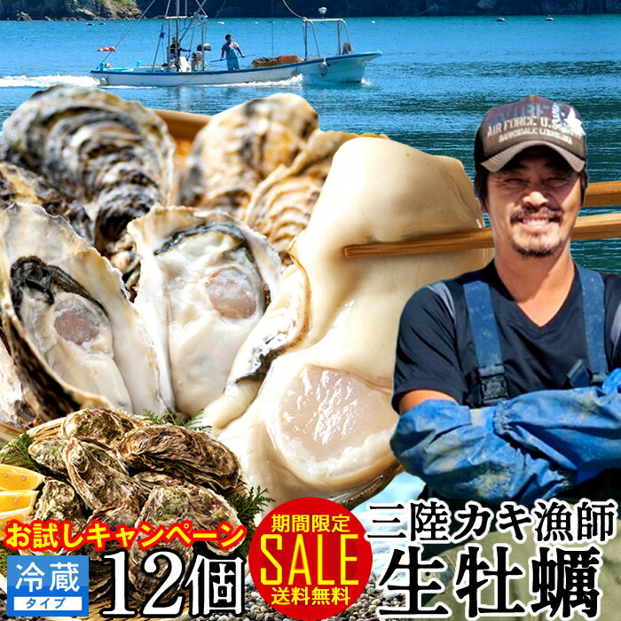 楽天市場】カキ 生牡蠣 殻付き 1kg 大 生食用【送料無料】宮城県産 漁師直送 格安カキ 生牡蠣お取り寄せ プレゼント［お歳暮 ギフト］ : 三陸カキ漁師  海遊