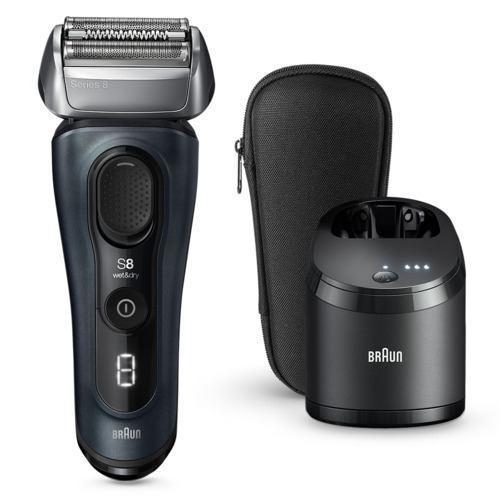 8563竓 赤銅色 BRAUN メンズ電気カミソリ つづき物8 3枚刃 洗い濯ぎ器付き添い人 お風呂剃り相応う 薄墨色