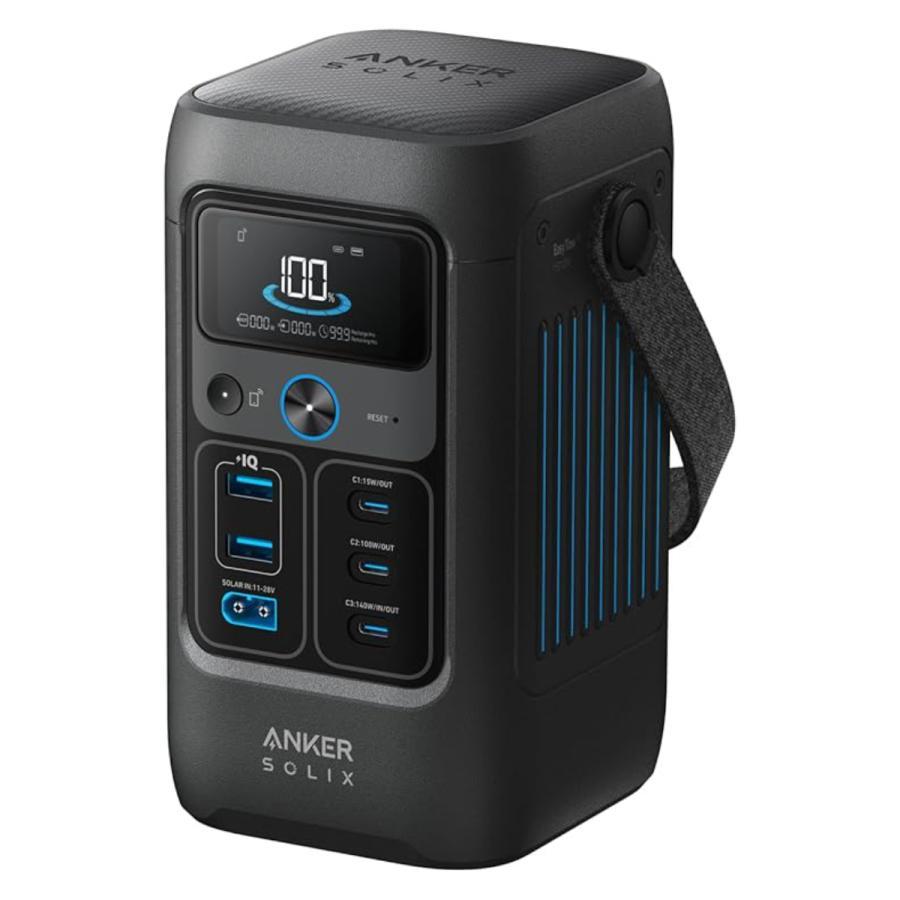 A1727511 船掛かり Anker 携帯型ワット数 Solix C200 DC Portable Power Station 黒いこと
