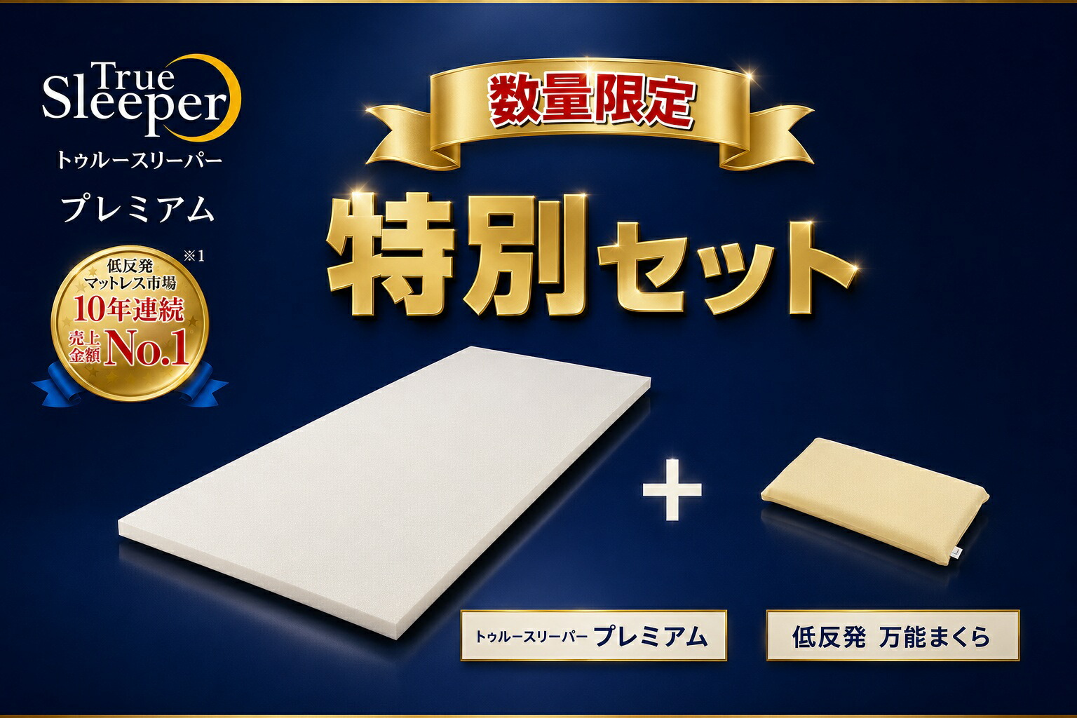 ★今だけ低手向かい枕付き添い人★ シングル トゥルースリーパー 割り増し金 5.0     厚さ5ｃｍ(50粍)  低手向かいマットレス     専用内覆いかぶせる付き添い人  (置き目品)