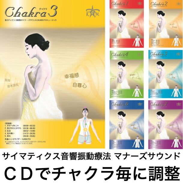 楽天市場 チャクラ 調整 Chakra ３ マナーズ サウンド ヒーリングcdソーラープレクサス チャクラ 黄色 幸福 疲労 リラックス 癒し 瞑想 不眠 睡眠 サイマティクス音響振動療法 音響療法 特殊音響 ヒーリングミュージック ヒーリング チルアウト Bgm Yoga ヨガ 音楽 曲