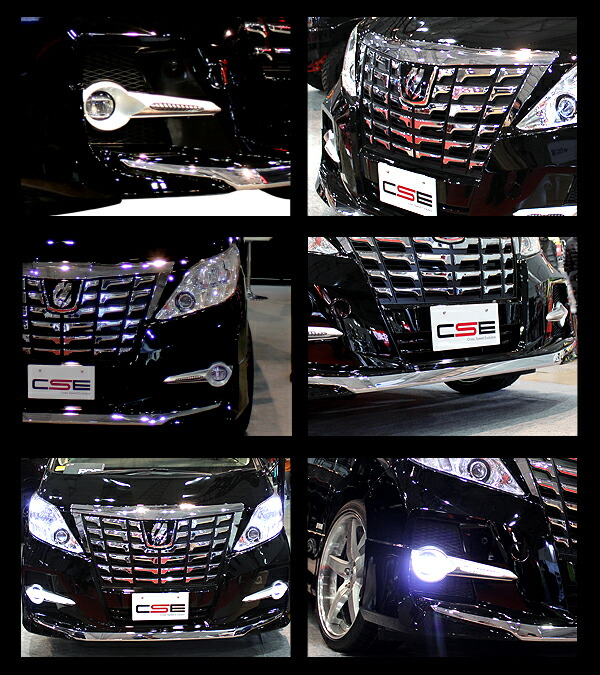 代引き手数料無料 アルファード 系 30ルック フロント サイド リア フェイスチェンジキット 顔面移植 Cse フルエアロセット 待望の再入荷