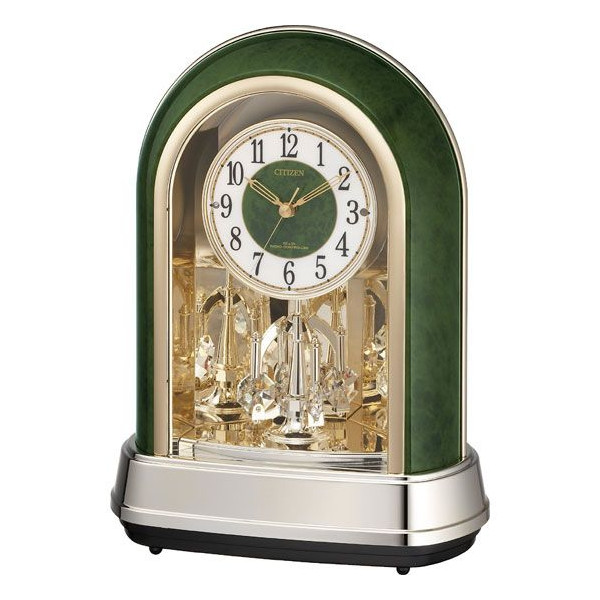 電波 置 時計 メロディ シチズン CITIZEN 4RN427-005 ステップ秒針 夜眠る秒針 高音質 メロディ 電池交換お知らせ 【お取り寄せ】｜カデココ（家電とギフトの専門店）