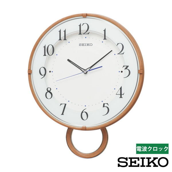 楽天市場】掛け時計 電波時計 AM258W セイコークロック SEIKO 電波