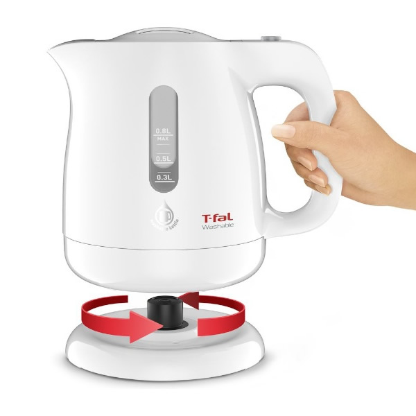 楽天市場 T Fal Ko8001jp ホワイト 0 8l ティファール 電気ケトル ウォッシャブル ティファール初の丸洗いできるケトル 独自の防水構造だから水道水も洗剤もok ギフトラッピング対応 お取り寄せ カデココ 家電とギフトの専門店
