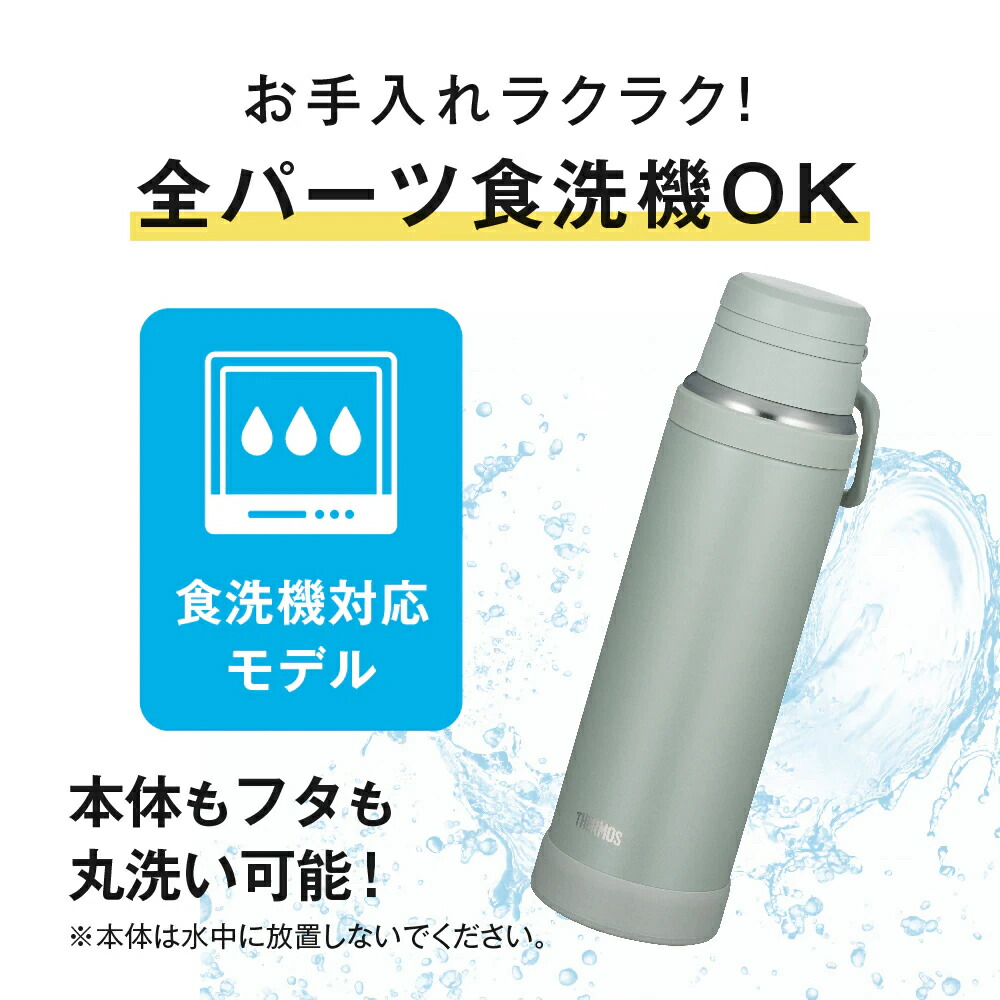 サーモス真空断熱ボトル水筒マグボトルJOYシリーズ冷たいドリンク温かいドリンク750ml0.75L【お祝いプレゼント】サーモス水筒ワンタッチボトルTHERMOSJOY-750選べるカラー4色チャコールネイビーグリーンパープル・キャリーループ付き