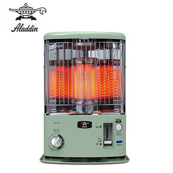 在庫あり ギフト プレゼント Aladdin Cap U2 G 家電 アラジン 安心石油ストーブ タイマー機能つき 木造8畳 コンクリート造10畳まで 令和 ギフト 贈り物 カデココ 家電とギフトの専門店 安心 安全をテーマに8時間切タイマー付 アラジン石油ストーブ Iget Y