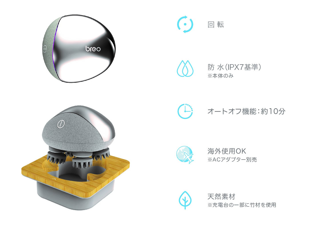 楽天市場 Breo Brs 2100 H ブレオ 自宅で手軽にヘッドスパ体験 Breo Scalp Mini 頭皮ケア ヘッドスパ 頭皮ブラシ マッサージ ギフトラッピング対応 お取り寄せ カデココ 家電とギフトの専門店