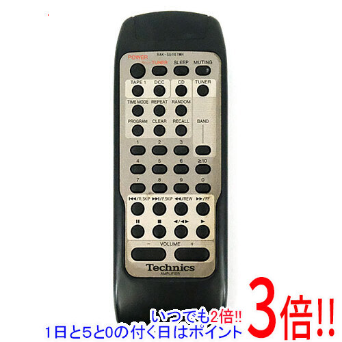 【1日と5.0のつく日、18日はポイント3倍！】【中古】Panasonic オーディオリモコン RAK-SU161WH 本体いたみ