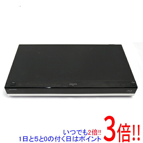 【中古】SHARP AQUOS ブルーレイディスクレコーダー BD-T2800 リモコンなし｜エクセラー２号館　店