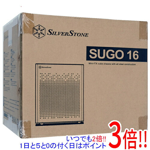 【1日と5.0のつく日、18日はポイント3倍！】【新品訳あり(箱きず・やぶれ)】 SILVERSTONE製 PCケース SST-SG16P ピンク