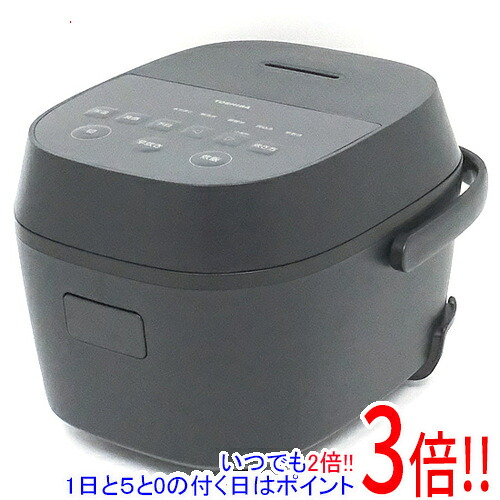 【取りひろげる引きうける相応う!!】TOSHIBA パソコン炊飯器 5.5合炊き RC-10AMX(K) 黒いこと