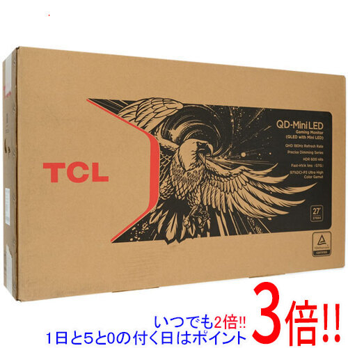 【1日と5.0のつく日、18日はポイント3倍！】【中古】TCL 27型 ゲーミングモニター 27G64 未使用