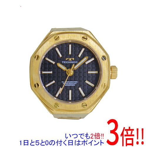 【1日と5.0のつく日、18日は尖んがり3倍！】テクノス リングウォッチ T9C50GB