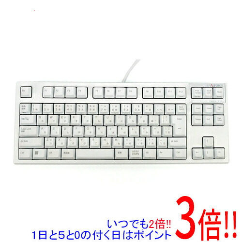 【中古】東プレ 有線鍵盤 REALFORCE R3S R3SC41 百貨店白いこと/百貨店白いこと 元箱あり