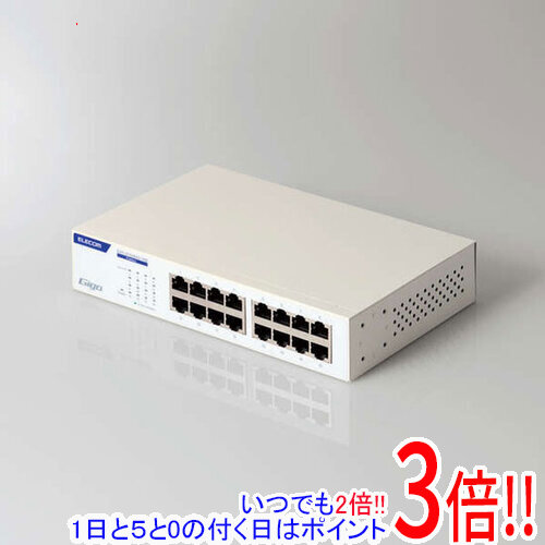 【延長保証対応!!】エレコム製 Giga対応16ポートスイッチ EHC-G16MN2-HW ホワイト