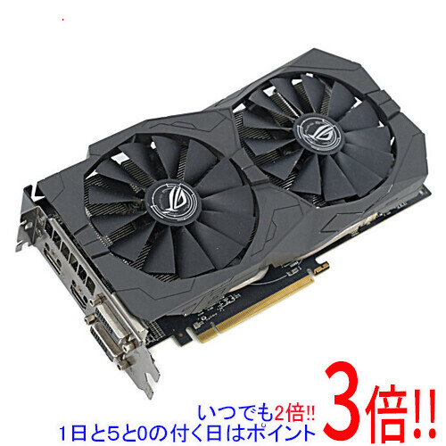 【1日と5.0のつく日、18日はポイント3倍！】【中古】ASUS製グラボ ROG-STRIX-RX570-O4G-GAMING PCIExp 4GB 6,800円