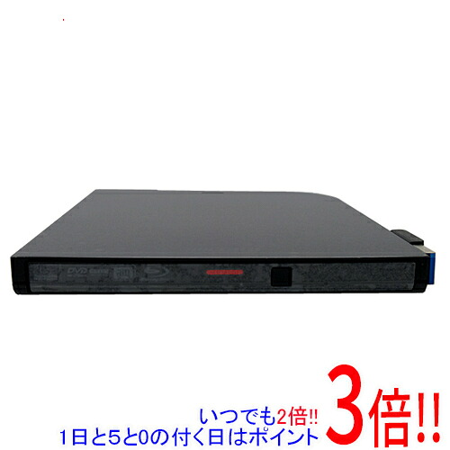 【中古】BUFFALO 外付けブルーレイドライブ BRXL-PTV6U3-BKA ブラック 本体のみ｜エクセラー２号館　店