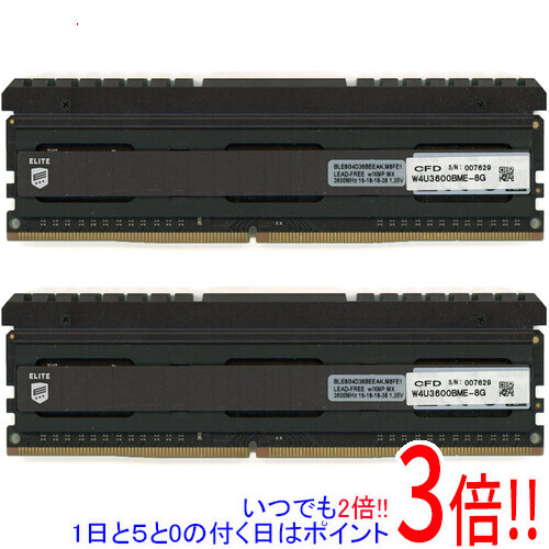 【中古】CFD デスクトップ用 W4U3600BME-8G DDR4 PC4-3600 PC4-28800 8GB 2枚組｜エクセラー２号館　店