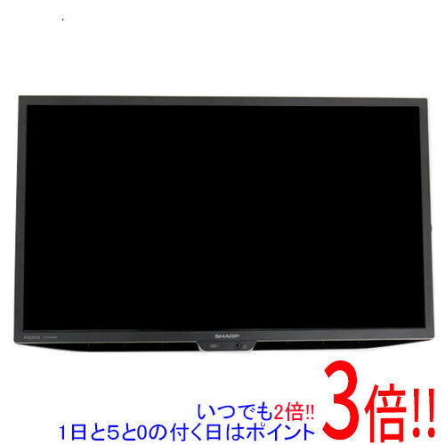 【中古】SHARP 24V型 液晶テレビ AQUOS 2T-C24GE1 リモコン・スタンドなし｜エクセラー２号館　店
