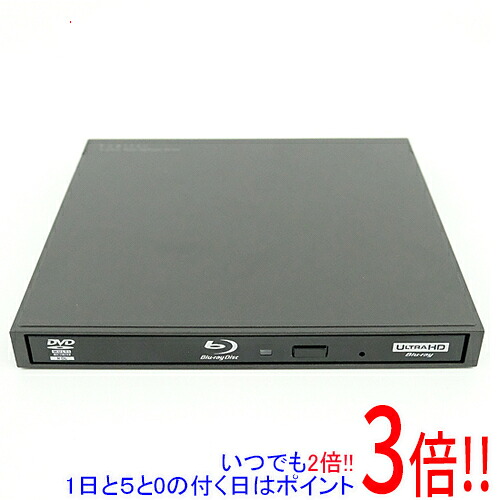 【中古】Logitec ポータブルBlu-rayドライブ LBD-PWB6U3CSBK ブラック｜エクセラー２号館　店
