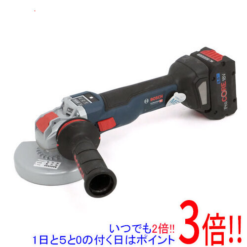 【新品(開封のみ)】 BOSCH 18V コードレスディスクグラインダー GWX18V-10SC5J