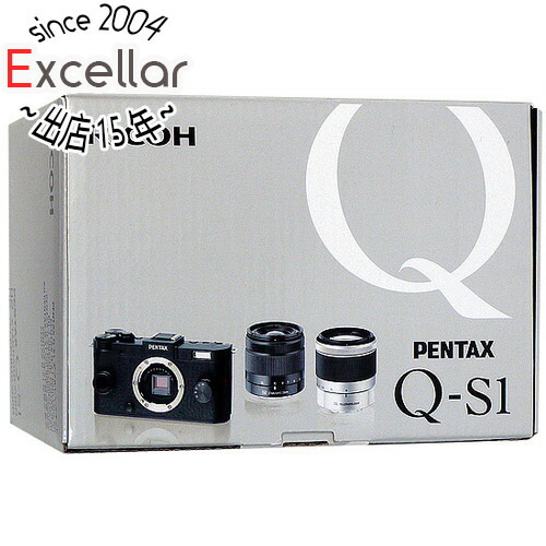 SALE／74%OFF】 ブラック 元箱あり PENTAX Q-S1 ダブルズームキット