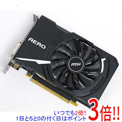 【中古】MSI製グラボ GTX 1060 AERO ITX 6G OC PCIExp 6GB
