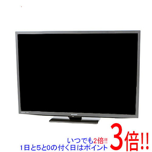 【1日と5.0のつく日、18日はポイント3倍！】【中古】SHARP 24V型 液晶テレビ AQUOS 2T-C24DE-B ブラック 本体いたみ