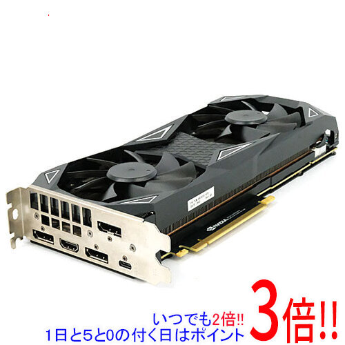 【中古】ELSAグラボ GeForce RTX 2080 ERAZOR GAMING GD2080-8GERES PCIExp 8GB