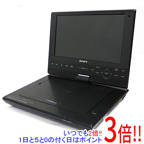 【1日と5.0のつく日、18日はポイント3倍！】【中古】SONY ポータブルブルーレイディスク BDP-SX910 本体のみ