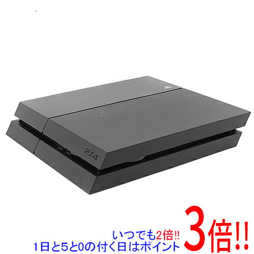 【1日と5.0のつく日、18日はポイント3倍！】【中古】SONY プレイステーション4 500GB ブラック CUH-1000AB01 コントローラーなし