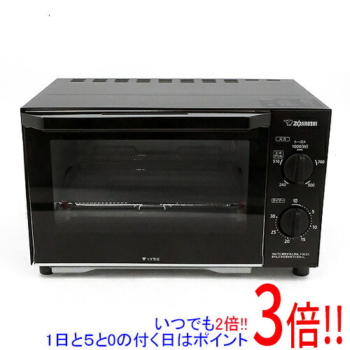 【延長保証対応!!】ZOJIRUSHI オーブントースター こんがり倶楽部 EQ-AH22-BZ マットブラック