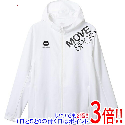【1日と5.0のつく日、18日はポイント3倍！】DESCENTE デサント O サイズ MOVESPORT ムーブスポーツ AIRY TRANSFER TOUGH フーディー ST4FJK20M WH00 ホワイト