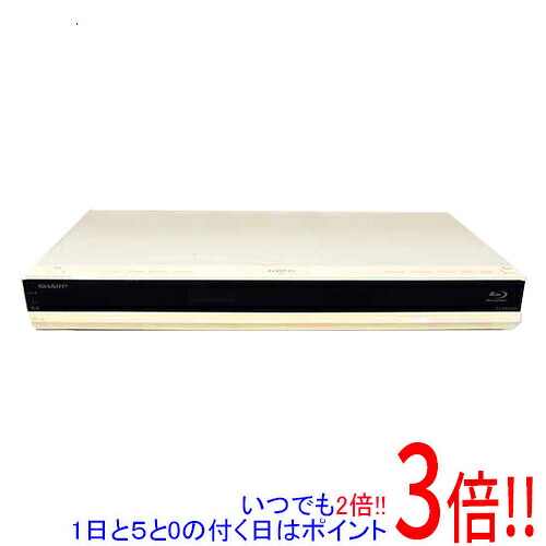 【1日と5.0のつく日、18日はポイント3倍！】【中古】SHARP AQUOS ブルーレイディスクレコーダー BD-W570SW リモコンなし 本体いたみ