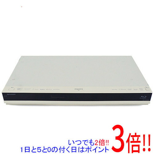 【中古】SHARP AQUOS ブルーレイディスクレコーダー BD-W1800W ホワイト リモコンなし 本体いたみ｜エクセラー２号館　店