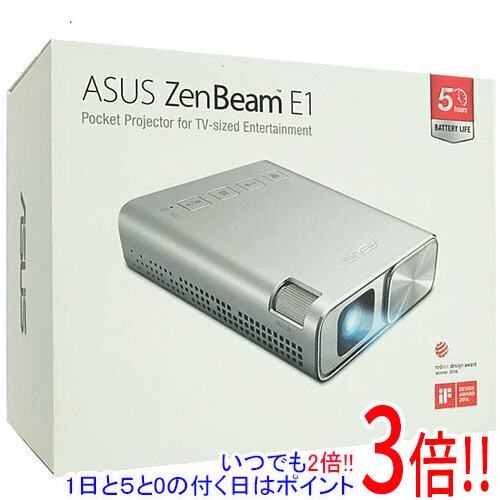 【1日と5.0のつく日、18日はポイント3倍！】【中古】ASUS ポケットLEDプロジェクター ZenBeam E1-J 内箱なし 展示品