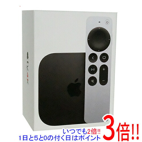 【中古】APPLE Apple TV 4K Wi-Fiひな形 64GB 第3時人 MN873J/A 元箱あり
