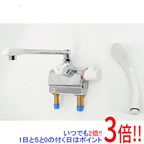 三栄水栓 サーモデッキシャワー練り合わせる栓 SK78D-W-13
