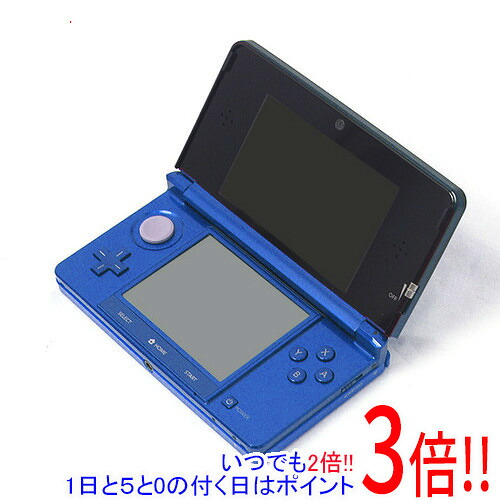 【中古】任天堂 ニンテンドー3DS コバルトブルー CTR-S-BBAA｜エクセラー２号館　店