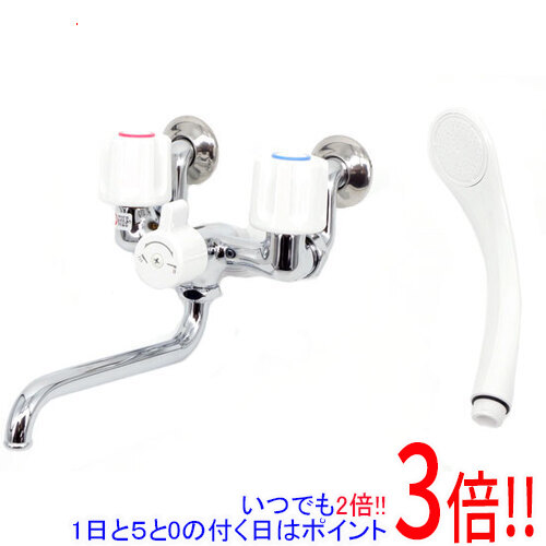 【新品訳あり(箱きず・やぶれ)】 三栄水栓 ツーバルブシャワー練り合わせる栓 SK11-W-13