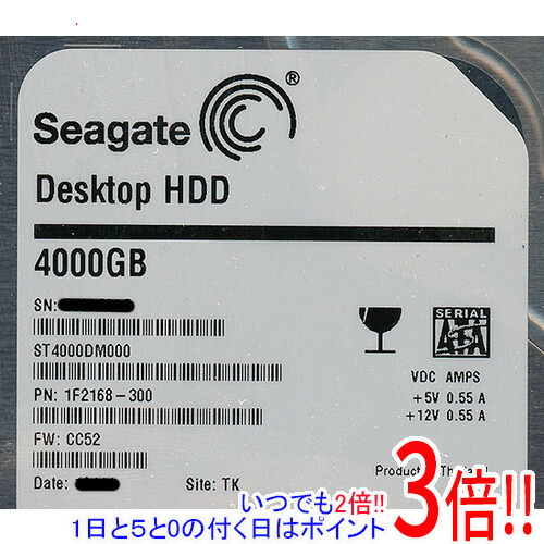 SEAGATE製HDD ST4000DM000 4TB SATA600|エクセラー2号館 店