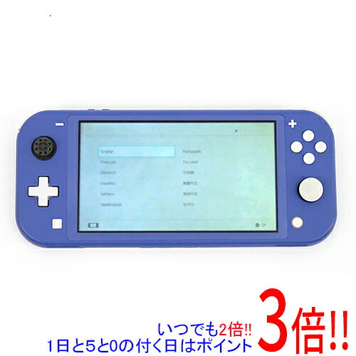 【中古】任天堂 Nintendo Switch Lite(ニンテンドースイッチ ライト) HDH-S-BBZAA ブルー 本体のみ ゴムなし 液晶画面いたみ｜エクセラー２号館　店