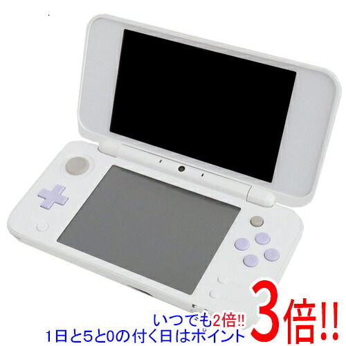 【1日と5.0のつく日、18日はポイント3倍！】【中古】任天堂 Newニンテンドー2DS LL ホワイト×ラベンダー