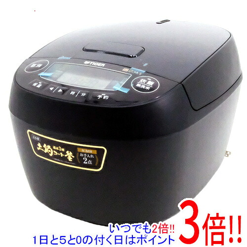 【延長保証対応!!】TIGER 圧力IHジャー炊飯器 炊きたて 10合炊き JPV-Y180-KV モーブブラック