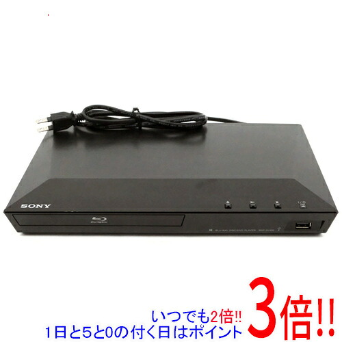【中古】SONY ブルーレイディスク/ヴィデオディスク電気蓄音機 BDP-S1100 遠隔操作なし